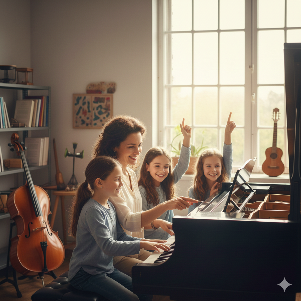 El impacto de las emociones positivas en la enseñanza musical